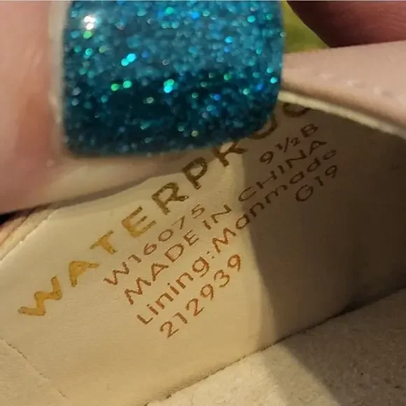 Cole Haan waterproof‎ Pale pink Block Heel go to pumps heels size 9.5 new - Picture 8 of 8